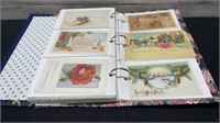 Lot Of Vintage/ Antique Post Cards In Album