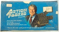 1992 Action Packed All Madden Team Card New Box