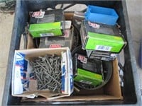 Crate of Nails & Screws - Pick up only