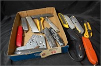 Lot of Box Cutters & Utility Knives