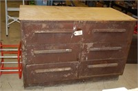 Large ToolBox with Electrical Parts & Tools