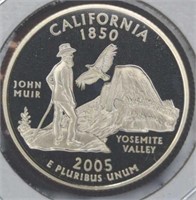 Proof 2005 s. California quarter