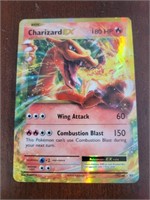 CHARIZARD EX POKEMON TRADING CARD HOLO