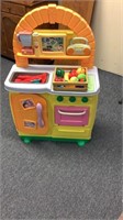 Children’s kitchen with toy food