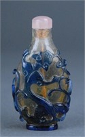 Peking glass snuff bottle.
