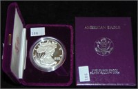 1986 Silver Eagle (papers & box).