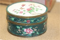 Cloisonne Oval Trinket Box