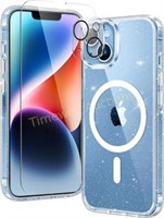 iPhone 13/14 Clear Glitter Case - 6.1 Inch (Glitte
