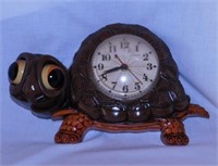 1970's New Haven big eye turtle wall clock,