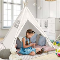 Wisairt Kids Play Tent  Washable Foldable Teepee