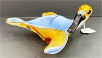 Handmade Glass - Bird Bowl Dish