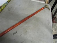 CANE W/ BRASS GOOSE HANDLE