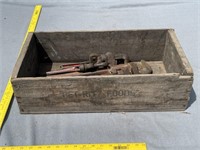 Wooden Pet Ritz Food Box w/ Pipe Wrenches