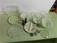 Qty of glass ware etc