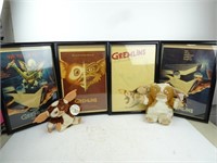 Lot of Gremlins Movie Items - Framed Posters &