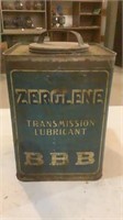 Vintage Zerolene 10lbs Transmission Lubricant Can