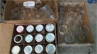 3 Boxes of Canning Jars