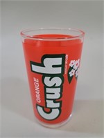 1970's Orange Crush glass