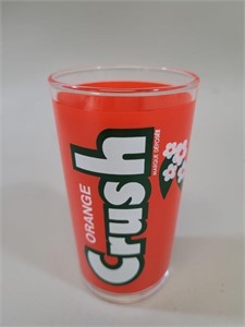 1970's Orange Crush glass