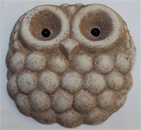 Plaster/Sand Owl Wall Decor