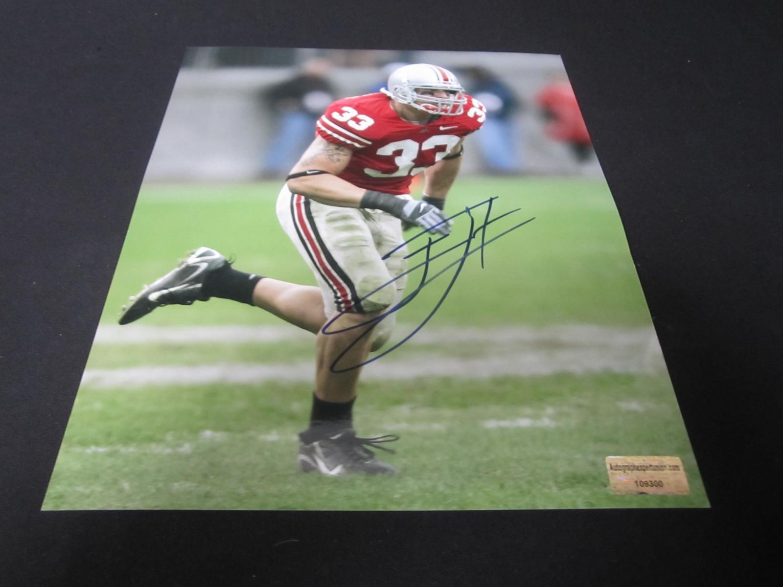 JAMES LAURINAITIS SIGNED 8X10 PHOTO COA