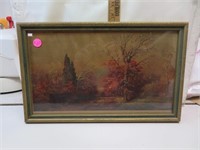 Vintage Print Titled Indian Summer Tennessee