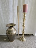 Brass Umbrella Holder & Candle Stand