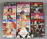 2002 -12 Issues Playboy Magazines