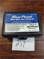 Blue-Point Sheet Metal Hole Cutter Kit, Not Comp.
