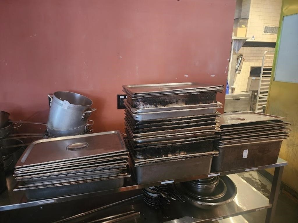 FULL SIZE SS PANS WITH LIDS