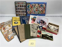 Stamps Collectors Books Postcards Albums