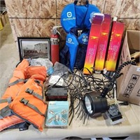 Youth Life Jackets, extinguisher, trickle charger