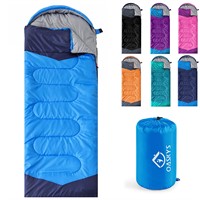 oaskys Camping Sleeping Bag - 3 Season Warm & Cool