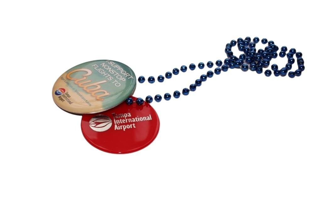 A Tampa International Airport Promotional Button