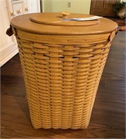Longaberger Laundry Basket, Holiday Decor, Racks