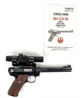 Gun Ruger Mk II Target Semi Auto Pistol in 22 LR