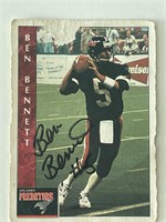 Orlando Predators Ben Bennett 1994 Pioneer #5 sign