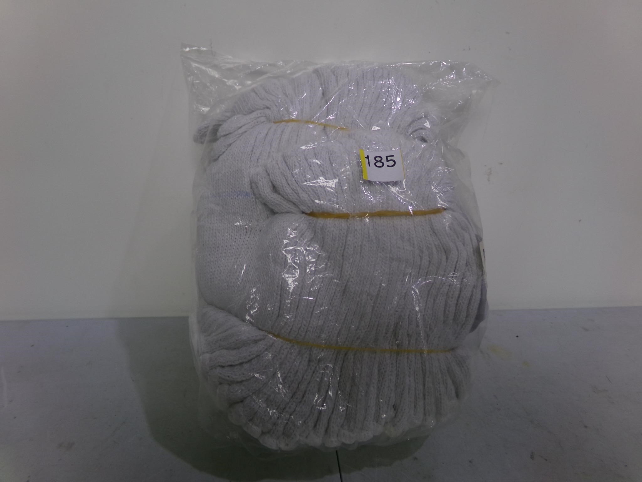 12pk of Industrial Gloves Large Cotton