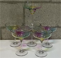 Colorful Margarita/Martini Glasses (Plastic)