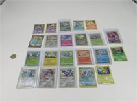 22 cartes Pokémon HOLO Rare