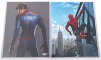 ANDREW GARFIELD & TOM HOLLAND SIGNED PHOTOGRAPHS