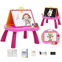 W888 Easel for Kids 4-in-1 Double Sided Drawing