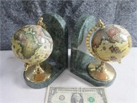 Marble World/Globe Look 8" Bookends