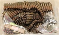 30-06 machine gun ammunition, linked, belted,