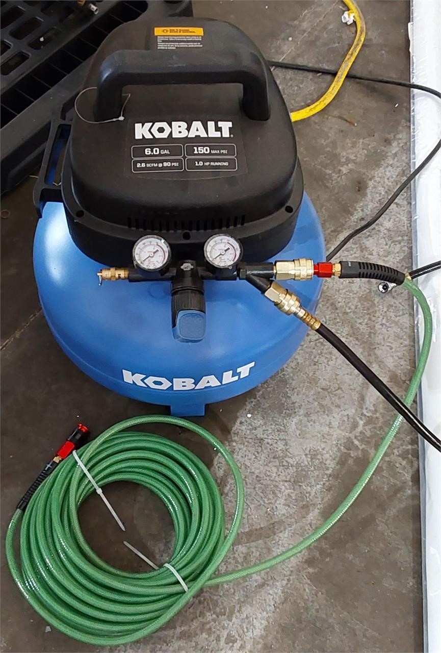 Kobalt 6gal Air Compressor w/Hose