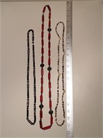 Ladies Vintage Necklaces 3 Pieces