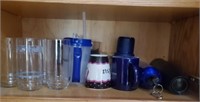 Shelf of cups and glasses
