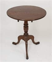 18th / 19th C. English Oak Tilt-Top Table