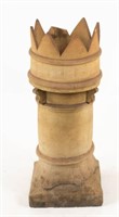 English Clay 8-Point Crown Top Chimney Pot