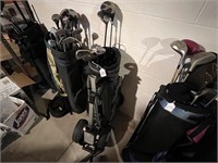 Golf Clubs and Bag